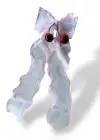 Beyaz Ve Pembe Renk Kiraz Figürlü Otomat Toka