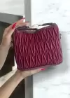Bordo Renk Kadın Deri Çanta