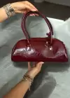 Bordo Renk Kadın Deri Çanta