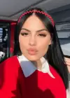 Bordo Renk Kıvrımlı Taç
