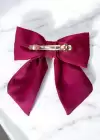 Bordo Renk Kurdele Figürlü Otomat Toka