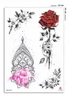 Çiçek Figürlü Geçici Dövme Tattoo