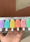 Dondurma Figürlü 6lı Fosforlu Kalem Set