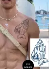 El Figürlü 12 Saat Sonra Kararan Geçici Dövme Tattoo