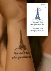 Eyfel Figürlü 12 Saat Sonra Kararan Geçici Dövme Tattoo