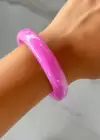 Fuşya Renk Kemik Mika Bileklik