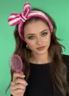 Fuşya Renk Saç Bandı Ve Tarak Set