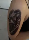 Geçici Aslan Figürlü Dövme Tattoo