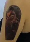 Geçici Aslan Figürlü Dövme Tattoo