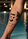 Geçici Atatürk İmza Dövme Tattoo