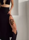 Geçici Baykuş Dövme Tattoo