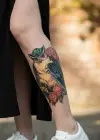 Geçici Baykuş Dövme Tattoo