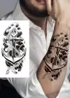 Geçici Çapa Figürlü Dövme Tattoo