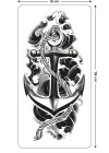 Geçici Çapa Figürlü Dövme Tattoo