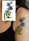 Geçici Çiçek Figürlü Mini Dövme Tattoo