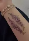 Geçici Çiçek Figürlü Mini Dövme Tattoo