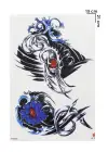Geçici Çiçek Modelli Dövme Tattoo