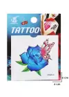 Geçici Çiçek ve Kelebek Mini Dövme Tattoo