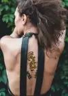 Geçici Ejderha Dövme Tattoo