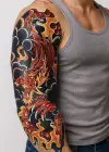 Geçici Ejderha Kol Dövme Tattoo