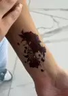 Geçici Gül Figürlü Dövme Tatto