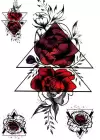 Geçici Gül Figürlü Dövme Tattoo