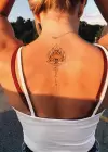 Geçici Gül ve Göz Dövme Tattoo