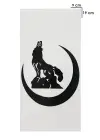 Geçici Hilal ve Kurt Dövme Tattoo