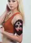 Geçici Kadın ve Örümcek Modelli Dövme Tattoo