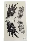 Geçici Kanat Figürlü Dövme Tatto