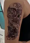 Geçici Karışık Figürlü Dövme Tattoo