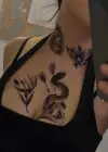 Geçici Karışık Figürlü Dövme Tattoo