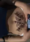 Geçici Kelebek Figürlü Dövme Tatto