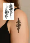 Geçici Kılıç Figürlü Mini Dövme Tattoo