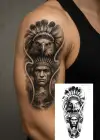 Geçici Kızıldereli Figürlü Dövme Tattoo