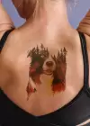 Geçici Köpek Dövme Tattoo