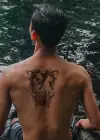 Geçici Kurukafa Dövme Tattoo