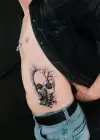 Geçici Kurukafa Dövme Tattoo