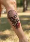 Geçici Kurukafa Dövme Tattoo
