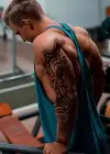 Geçici Maori Kol Dövme Tattoo