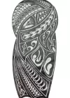 Geçici Maori Model Dövme Tattoo