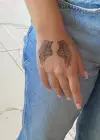 Geçici Melek Kanadı Dövme Tatto