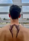 Geçici Melek Kanadı Dövme Tattoo