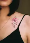 Geçici Mini Çiçek Dövme Tattoo
