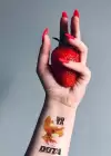 Geçici Mini Kuş Dövme Tattoo