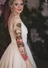 Geçici Nirvana ve Kadın Modelli Dövme Tattoo
