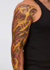 Geçici Sarmal Kol Dövme Tattoo
