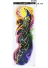 Geçici Tavus Kuşu Kol Dövme Tattoo