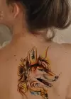 Geçici Tilki Dövme Tattoo