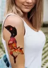 Geçici Tilki Dövme Tattoo